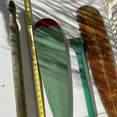 Wooden Boat Paddles