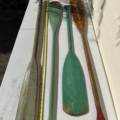 Wooden Boat Paddles