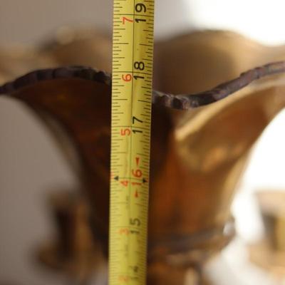 Brass Antique 6 Arm Candleholder