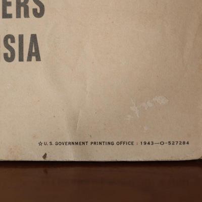 ORIGINAL WWII 1943 "We have just begun to fight!" & "Save waste fats for explosives" Thick Posters