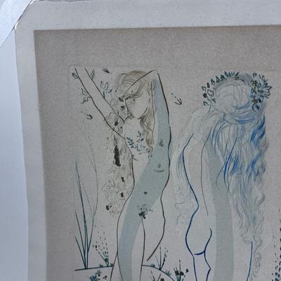 "Return of SHULAMITE" Original Salvador Dali Artists Proof