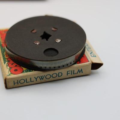 Nine (9) Vintage Animated Films in Boxes & Kodak Brownie Movie Light