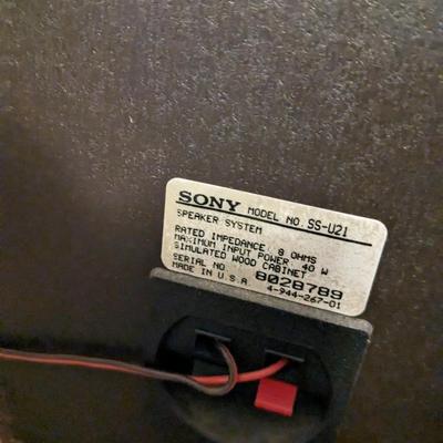 Complete Vintage Sony Receiver, Amp, AM/FM Tuner, Cassette Deck, CD Player