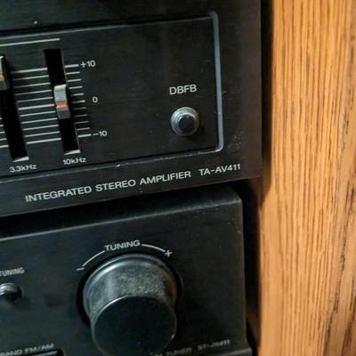 Complete Vintage Sony Receiver, Amp, AM/FM Tuner, Cassette Deck, CD Player