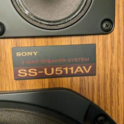 Complete Vintage Sony Receiver, Amp, AM/FM Tuner, Cassette Deck, CD Player