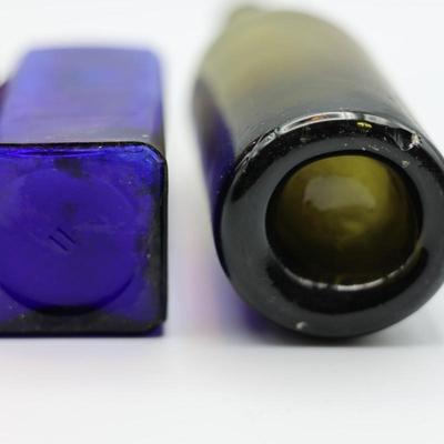 Collection of Antique Colored Glass