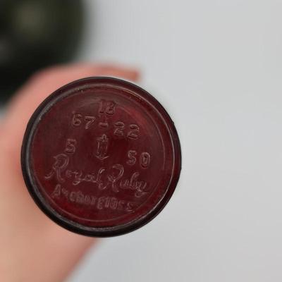 Collection of Antique Colored Glass