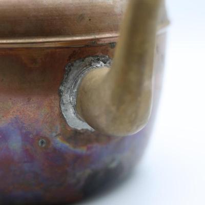 Antique Copper & Brass Tea Kettle