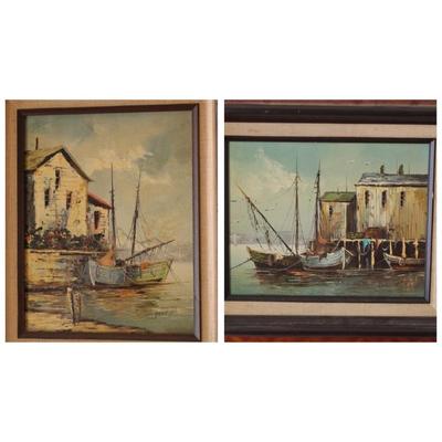 Two SIGNED & Framed Beautiful Oil Paintings (2)