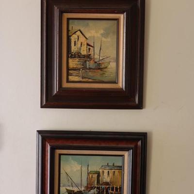 Two SIGNED & Framed Beautiful Oil Paintings (2)