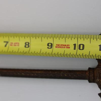 Two 1800s Brass Gas Light Fixtures (2)