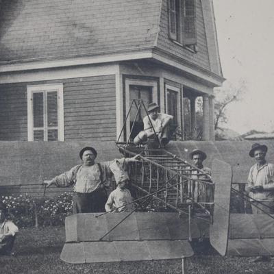 16" x 20" Black & White Poster of an Old Photograph