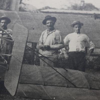 16" x 20" Black & White Poster of an Old Photograph