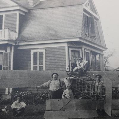 16" x 20" Black & White Poster of an Old Photograph