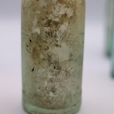 Variety of Antique Glass Bottles