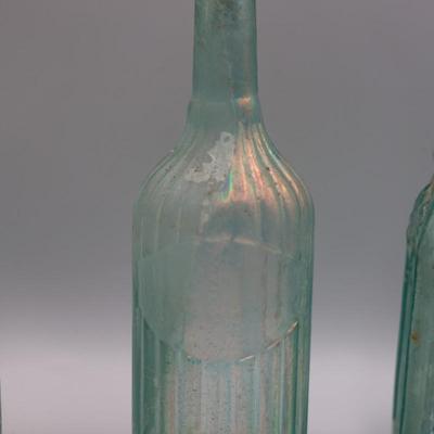 Variety of Antique Glass Bottles