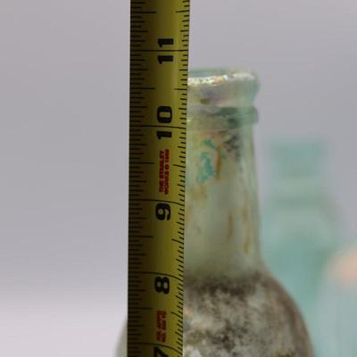 Variety of Antique Glass Bottles