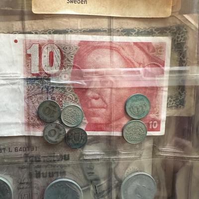 Foreign Currency Collected from Travels Around The World