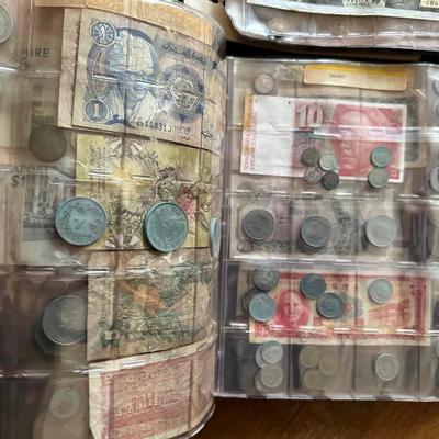 Foreign Currency Collected from Travels Around The World