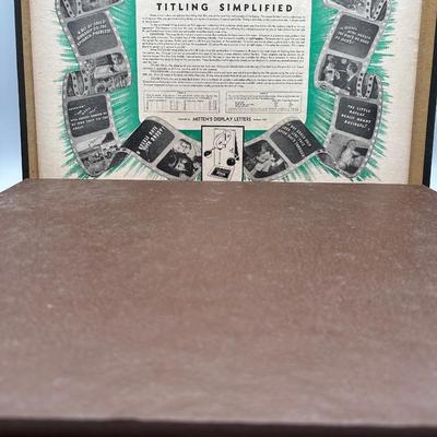 Vintage Mittenâ€™s Professional Movie Titlers