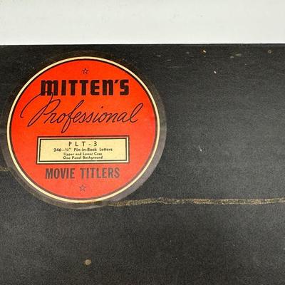 Vintage Mittenâ€™s Professional Movie Titlers