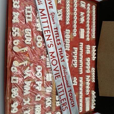 Vintage Mittenâ€™s Professional Movie Titlers