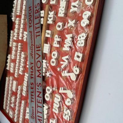 Vintage Mittenâ€™s Professional Movie Titlers