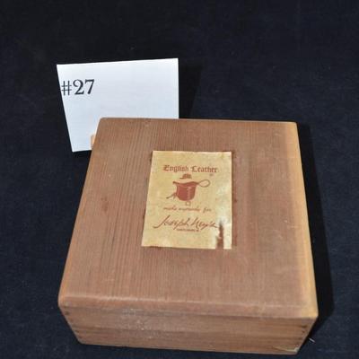Vintage Joseph Neyâ€™s English Leather Gift Set 5.5â€x5.5â€x2.5â€