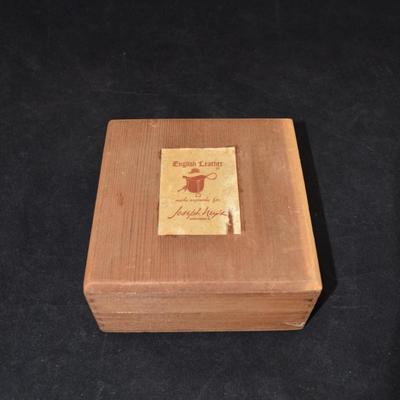 Vintage Joseph Neyâ€™s English Leather Gift Set 5.5â€x5.5â€x2.5â€