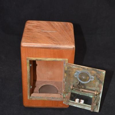 Vintage PO Box Coin Bank 8x5x5