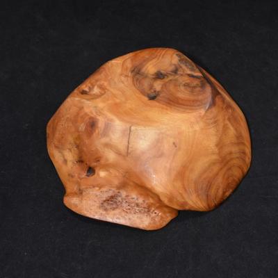 Organic Wooden Bowl 8.5â€x3â€