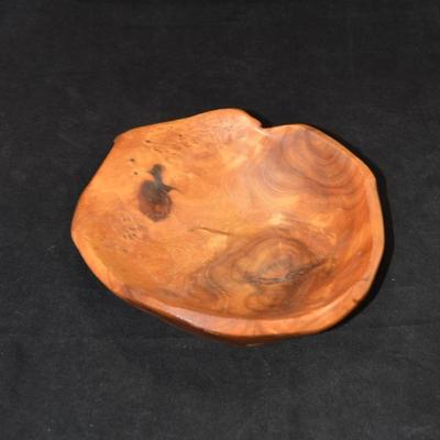 Organic Wooden Bowl 8.5â€x3â€
