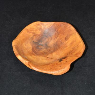 Organic Wooden Bowl 8.5â€x3â€