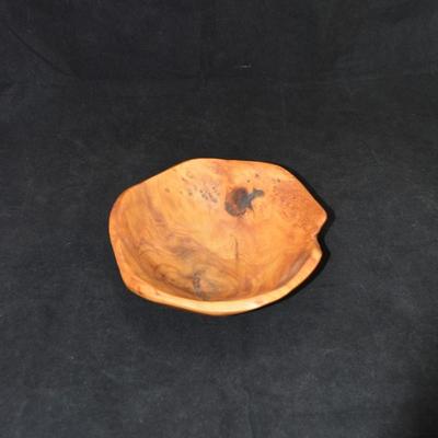 Organic Wooden Bowl 8.5â€x3â€