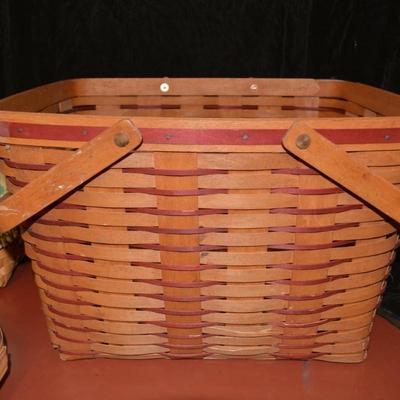 Lot of Assorted LONGABERGER Baskets + One Henn