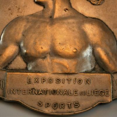 1930 Exposition Internationale De Liege Sports Medal Presented to World Cycling