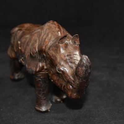 Small Leather Rhinoceros 8x5