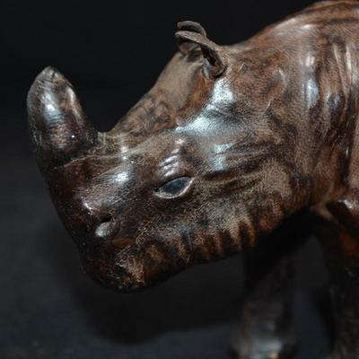 Small Leather Rhinoceros 8x5
