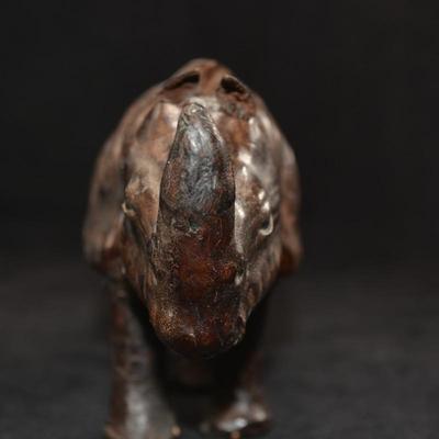 Small Leather Rhinoceros 8x5