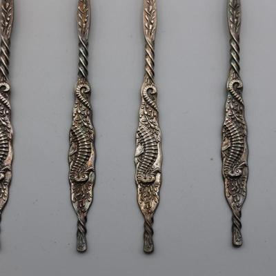 STERLING SILVER Whiting Seahorse Forks
