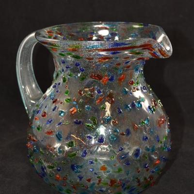 Pebbled Mexican Margarita Pitcher 8â€ Tall