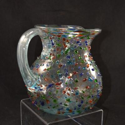 Pebbled Mexican Margarita Pitcher 8â€ Tall