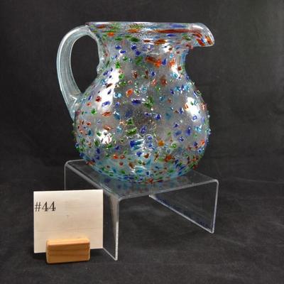 Pebbled Mexican Margarita Pitcher 8â€ Tall