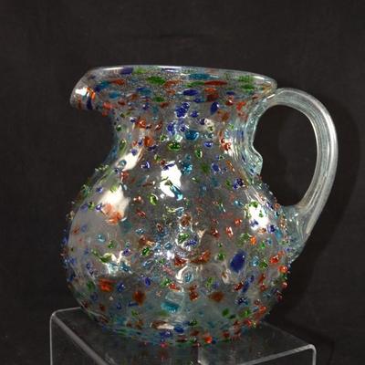 Pebbled Mexican Margarita Pitcher 8â€ Tall