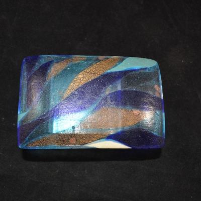 Small MURANO Art Glass Jewelry/Soap Dish 4.25â€x3â€
