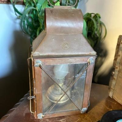 copper lantern