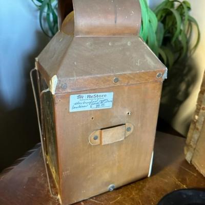 copper lantern