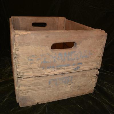 3 Antique/Vintage Wood Crates BORAX, Shenandoah Vinegar Corp + More