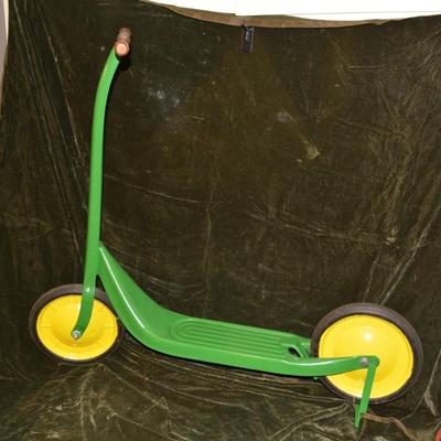 Working Vintage Steel Scooter w/ Brake & Stand 38â€x33â€x5â€