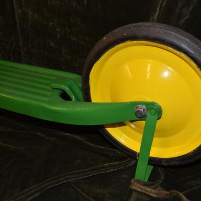 Working Vintage Steel Scooter w/ Brake & Stand 38â€x33â€x5â€